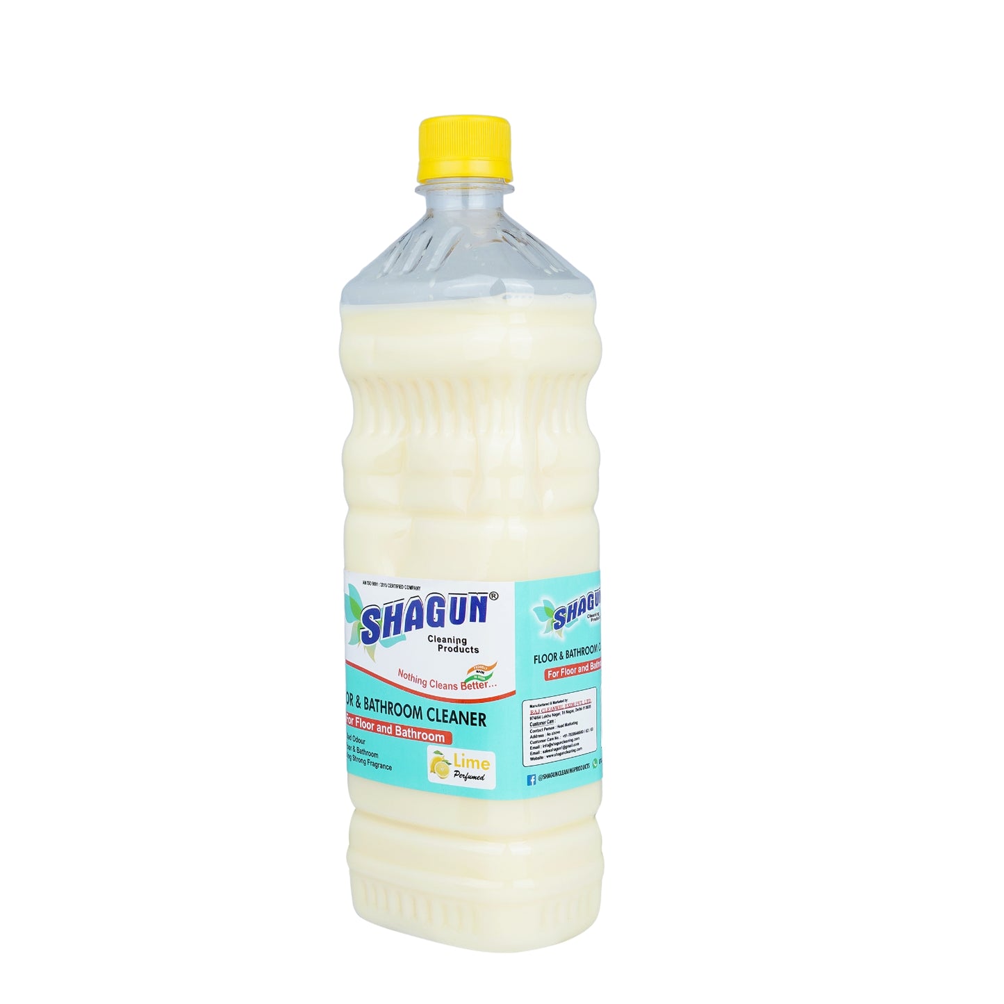 Shagun Floor & Bathroom Cleaner – Lime Perfumed (1L)