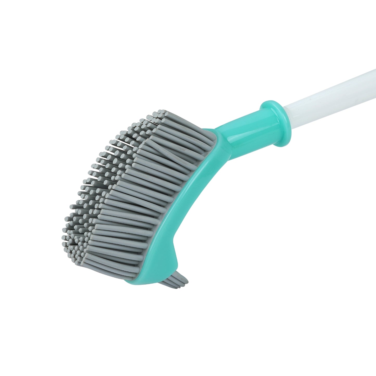 SHAGUN Silicone Toilet Brush with Long Handle | Flexible Bristles for Deep Cleaning | Bathroom & WC Cleaner