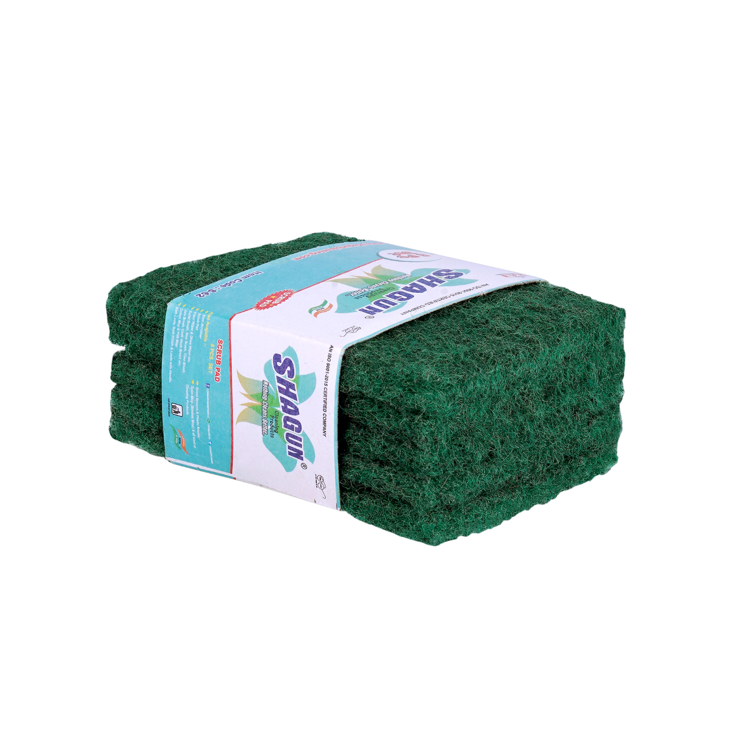 Shagun Scrub Pad 5 Pc Set – Premium Scrub and Pad Combo for Kitchen Cleaning, Non-Scratch, Long-Lasting Performance, Made in India, ISO 9001:2015 Certified, Item Code S-62