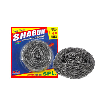 Shagun Stainless Steel Scrubber SPL Pack β 12+1 Free | Magnetic Grade, Rust-Free