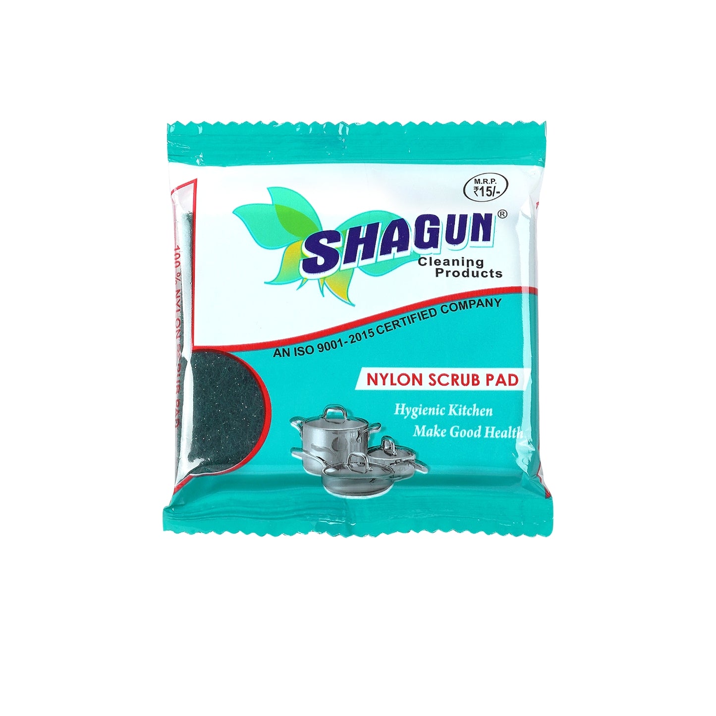 Shagun 100% Nylon Scrub Pad - Pack of 10
