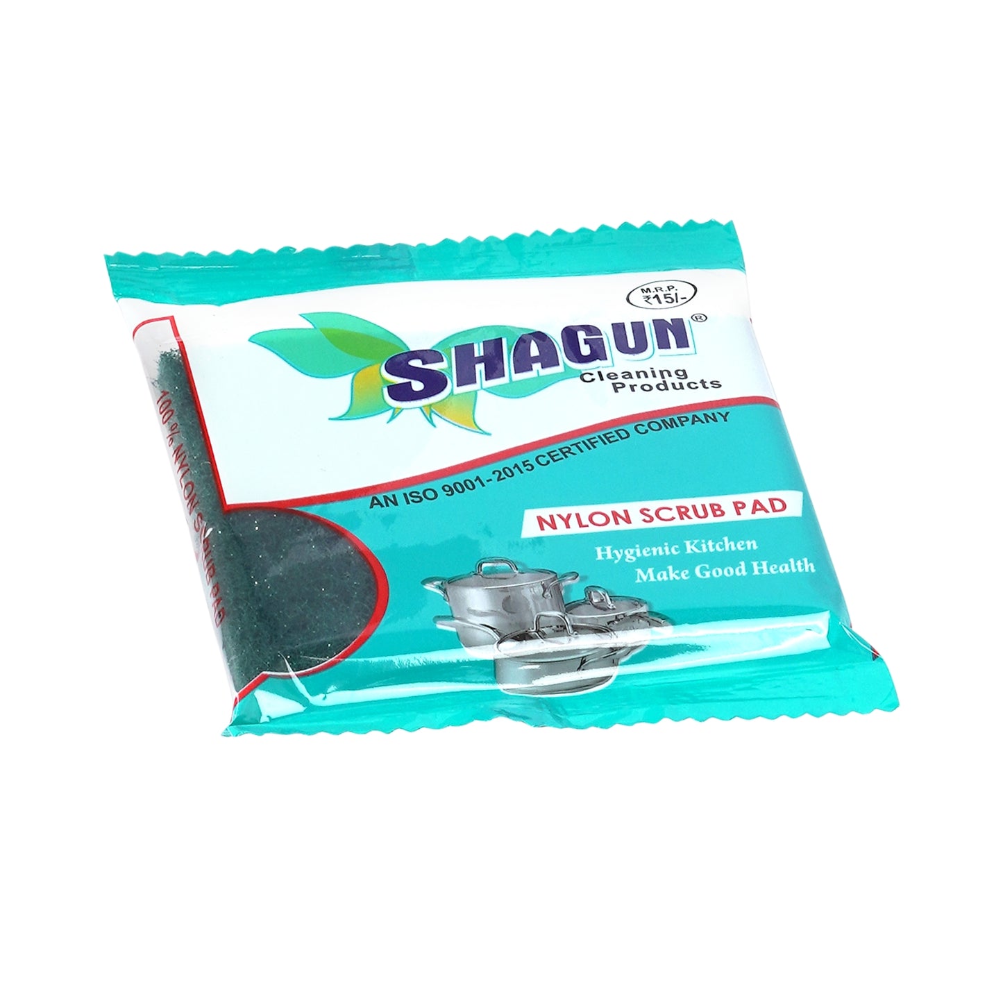 Shagun 100% Nylon Scrub Pad - Pack of 10