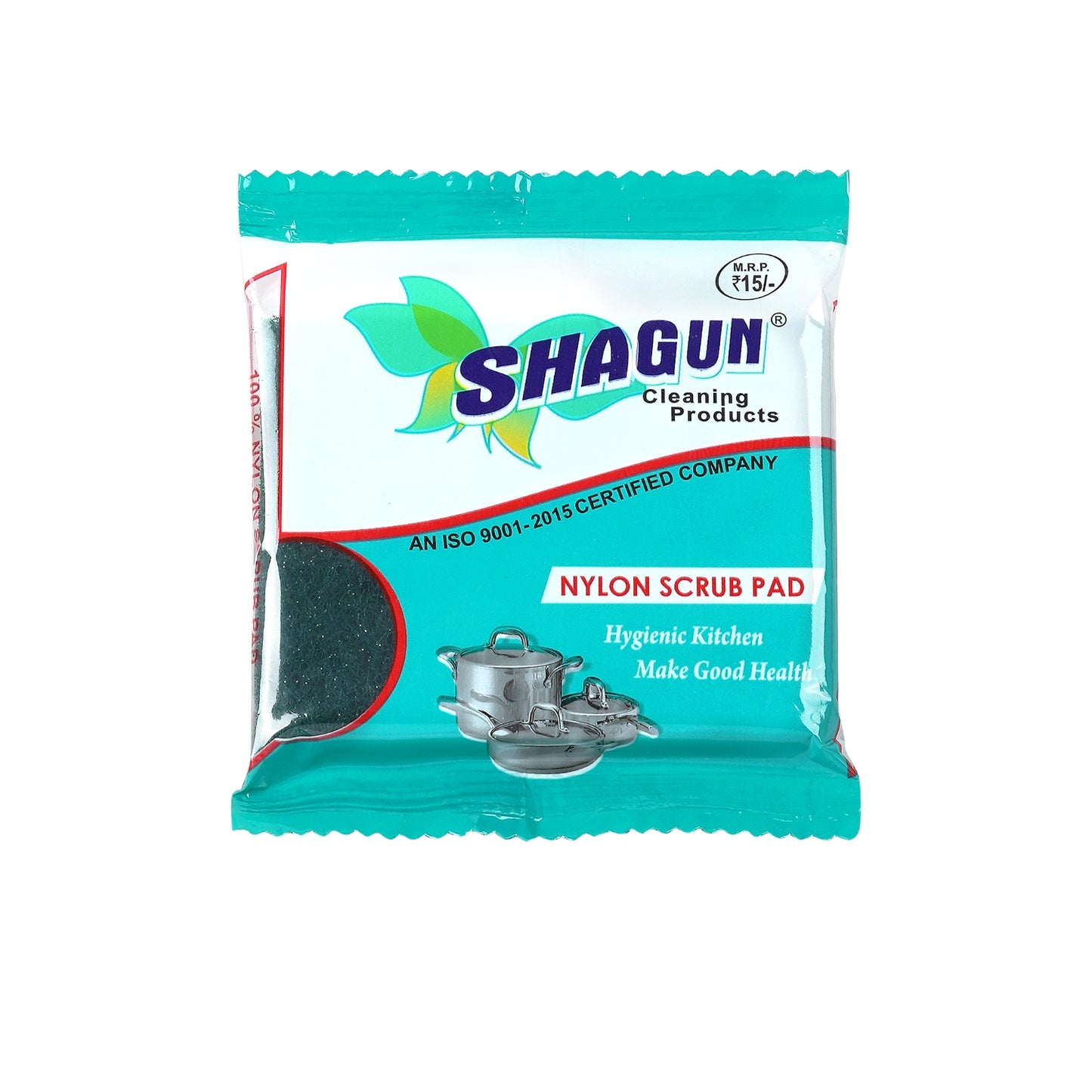 Shagun 100% Nylon Scrub Pad - Pack of 10