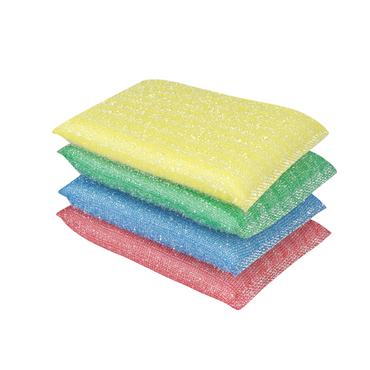 Shagun Cleaning Dish Cloth Scrub Pad (3 Pc Set) – Multi-Color Kitchen Cleaning Scrubber for Utensils, Plates & Pans