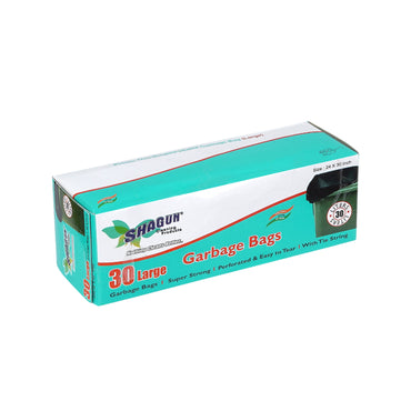 Shagun Large Garbage Bags β Pack of 30 | Heavy Duty, Tear-Resistant with Tie String