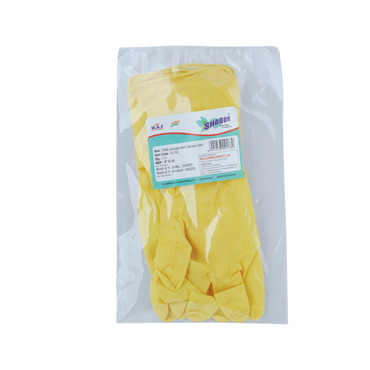 Product: Latex Dishwashing Gloves (Yellow) – Multi-Purpose Cleaning Gloves for Kitchen & Household Use