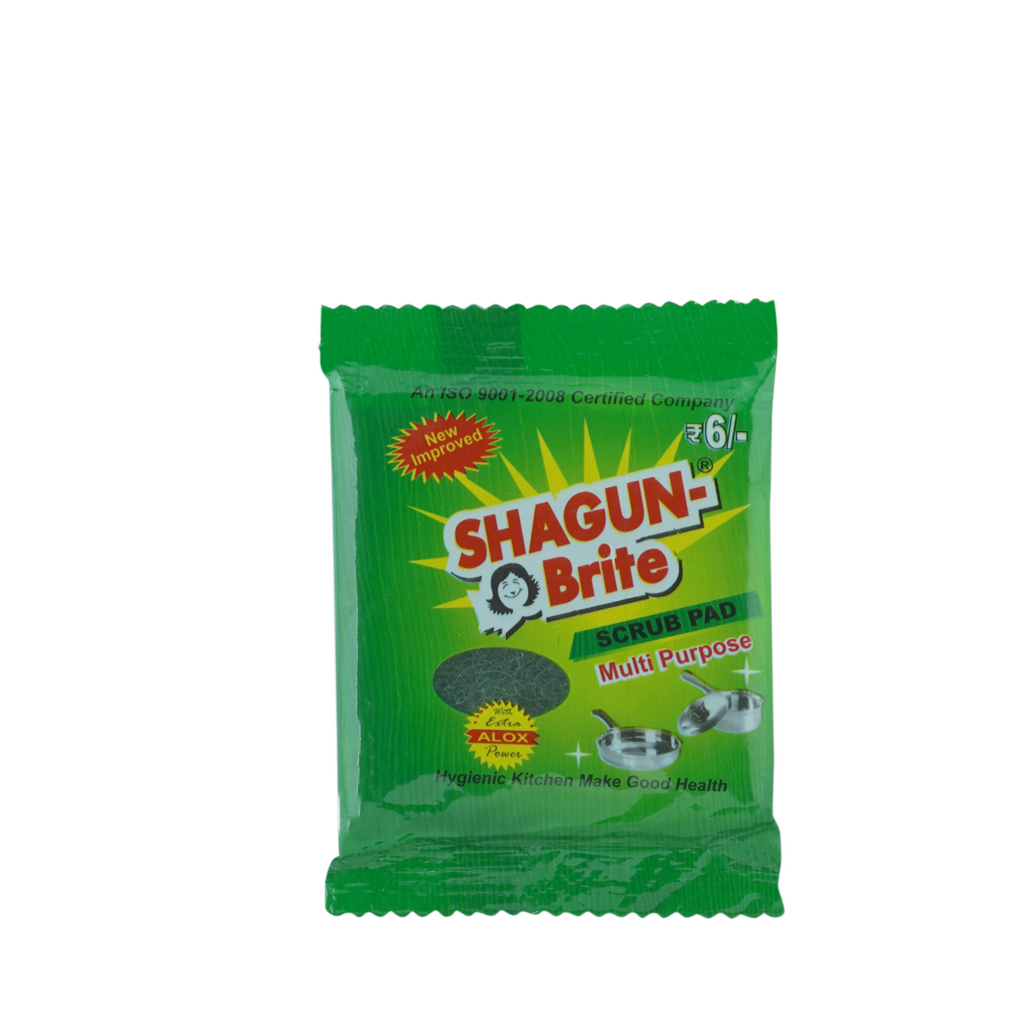 SHAGUN Kitchen Cleaning Set, Steel Scrubber with Wiper, Scrub Pad and Jute Scrubber, Multi-Purpose Cleaning Combo