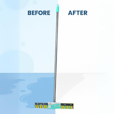 SHAGUN 21 Inch Floor Wiper | Stainless Steel Handle | Extra Wide Heavy Duty Wiper for Wet & Dry Cleaning