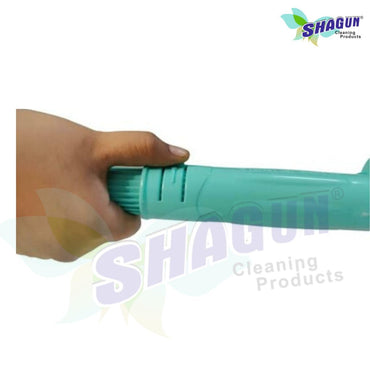 SHAGUN Twist Microfiber Mop with Adjustable Steel Rod – Heavy-Duty Self-Wringing Floor Cleaning Mop