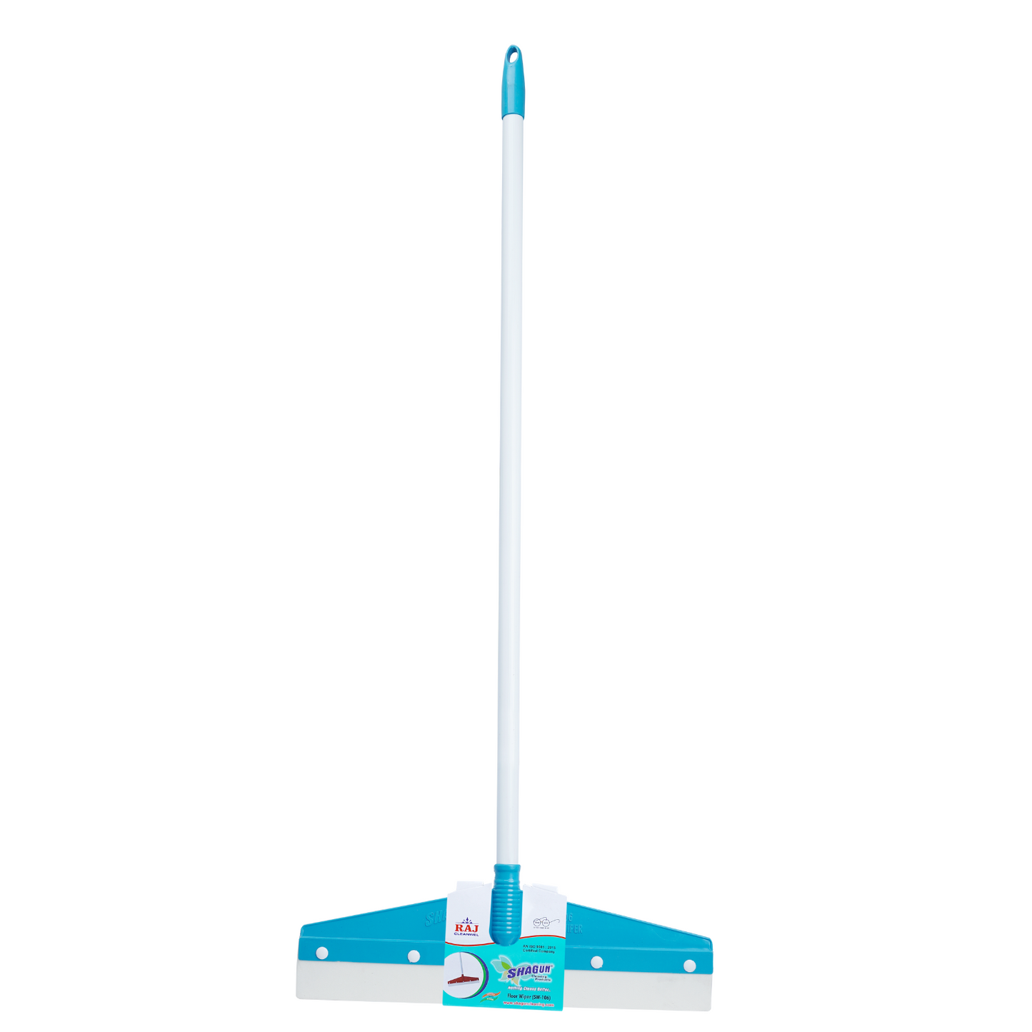 SHAGUN Heavy-Duty Floor Wiper with EVA Rubber Blade | Long Handle for Effortless Cleaning | Wet & Dry Surface Wiper