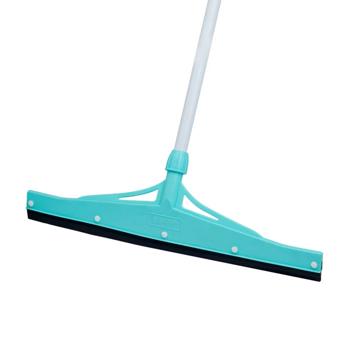SHAGUN Floor Wiper with Tyre Blade Sturdy Handle 21 Inch