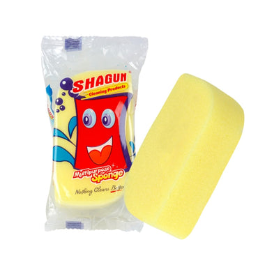 Shagun Multipurpose Cleaning Foam Sponge | Pack of 12 | 5x3 inch | Soft & Durable for Kitchen, Car, Bathroom & General Use