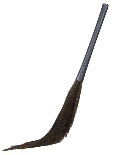 SHAGUN Heavy-Duty Grass Broom with Sturdy Handle – Long-Lasting Natural Bristles for Efficient Cleaning