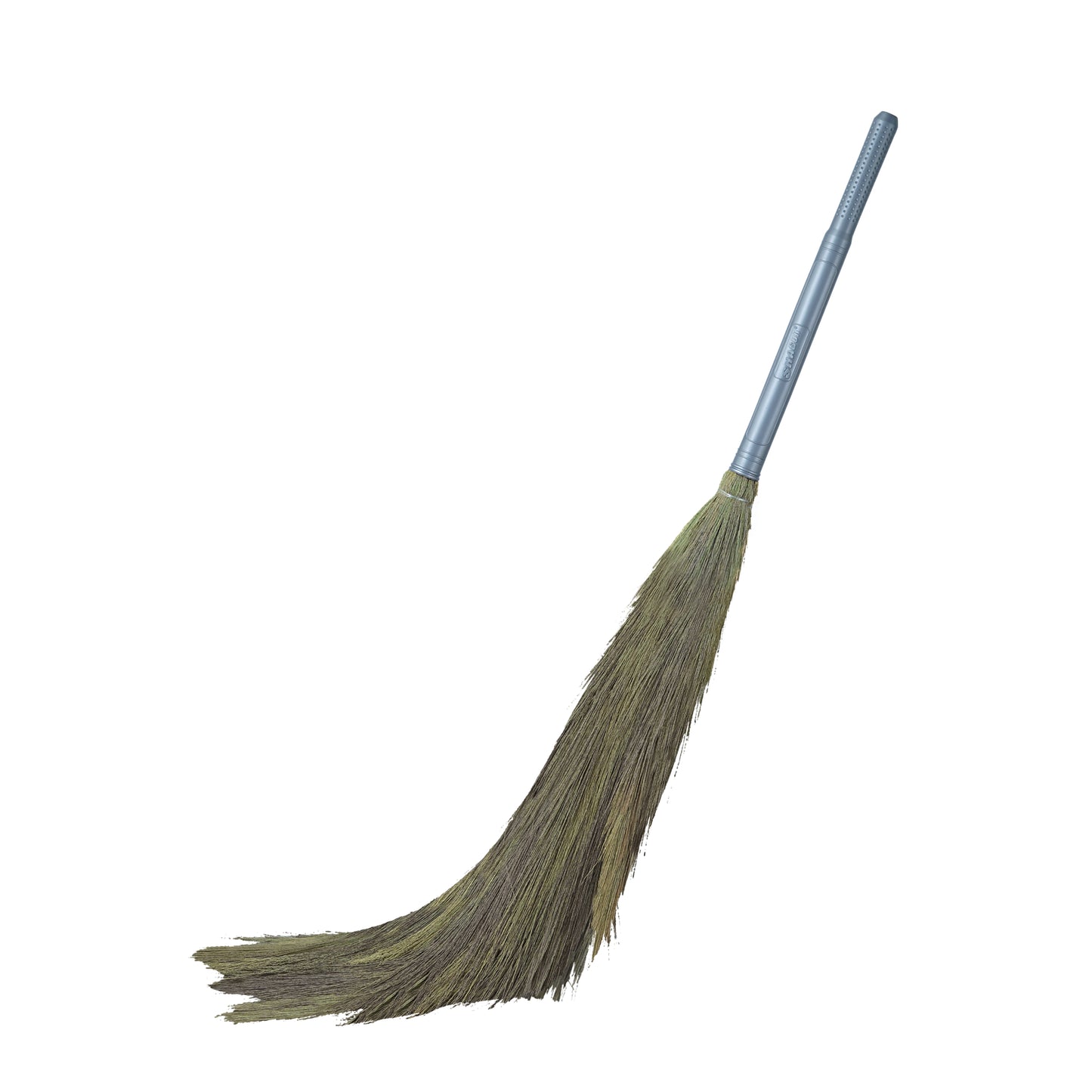 SHAGUN Heavy-Duty Grass Broom with Sturdy Handle – Long-Lasting Natural Bristles for Efficient Cleaning