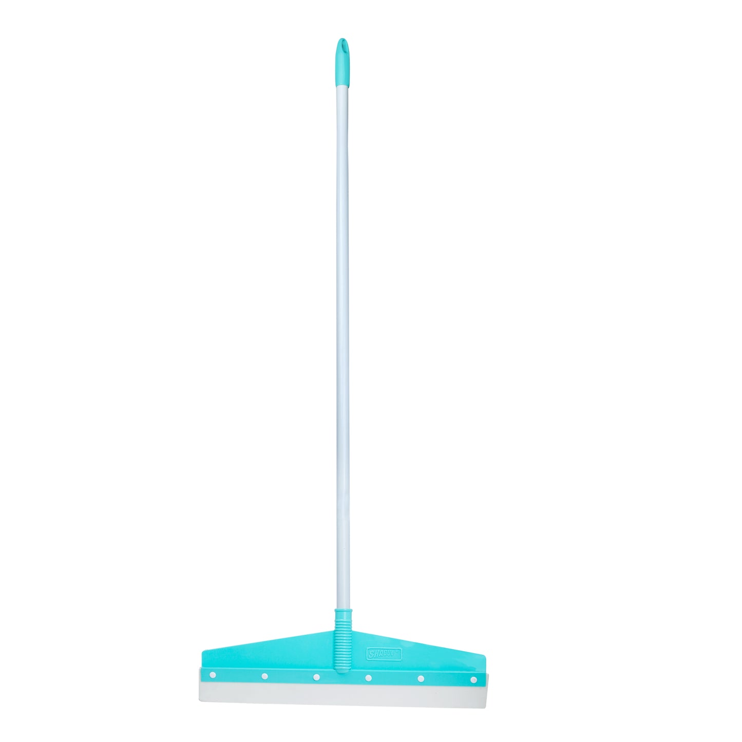 SHAGUN Premium Wiper with 49" High Qaulity PVC Coasted Handle, Eva Rubber, Floor Cleaner, Bathroom Cleaner for Heavy Duty