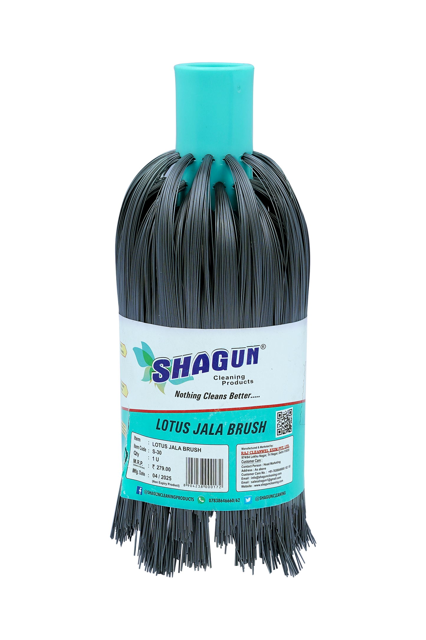 Shagun Long Handle Floor & Ceiling Cleaning Brush – Heavy Duty Multipurpose Broom with Strong Bristles