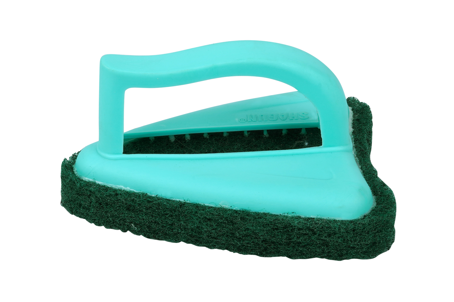 SHAGUN Heavy-Duty Multipurpose Scrubber for Kitchen, Bathroom, Tiles, Sink & Floor Cleaning – Ergonomic Grip & Durable Scrub Pad