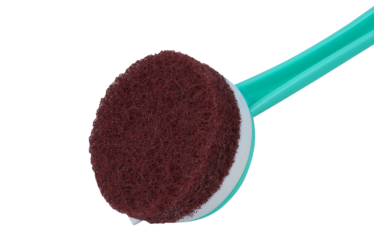 SHAGUN Long Handle Scrub Pad | Multipurpose Cleaning Brush with Nylon Scrubber | Bathroom, Kitchen & Floor Cleaner
