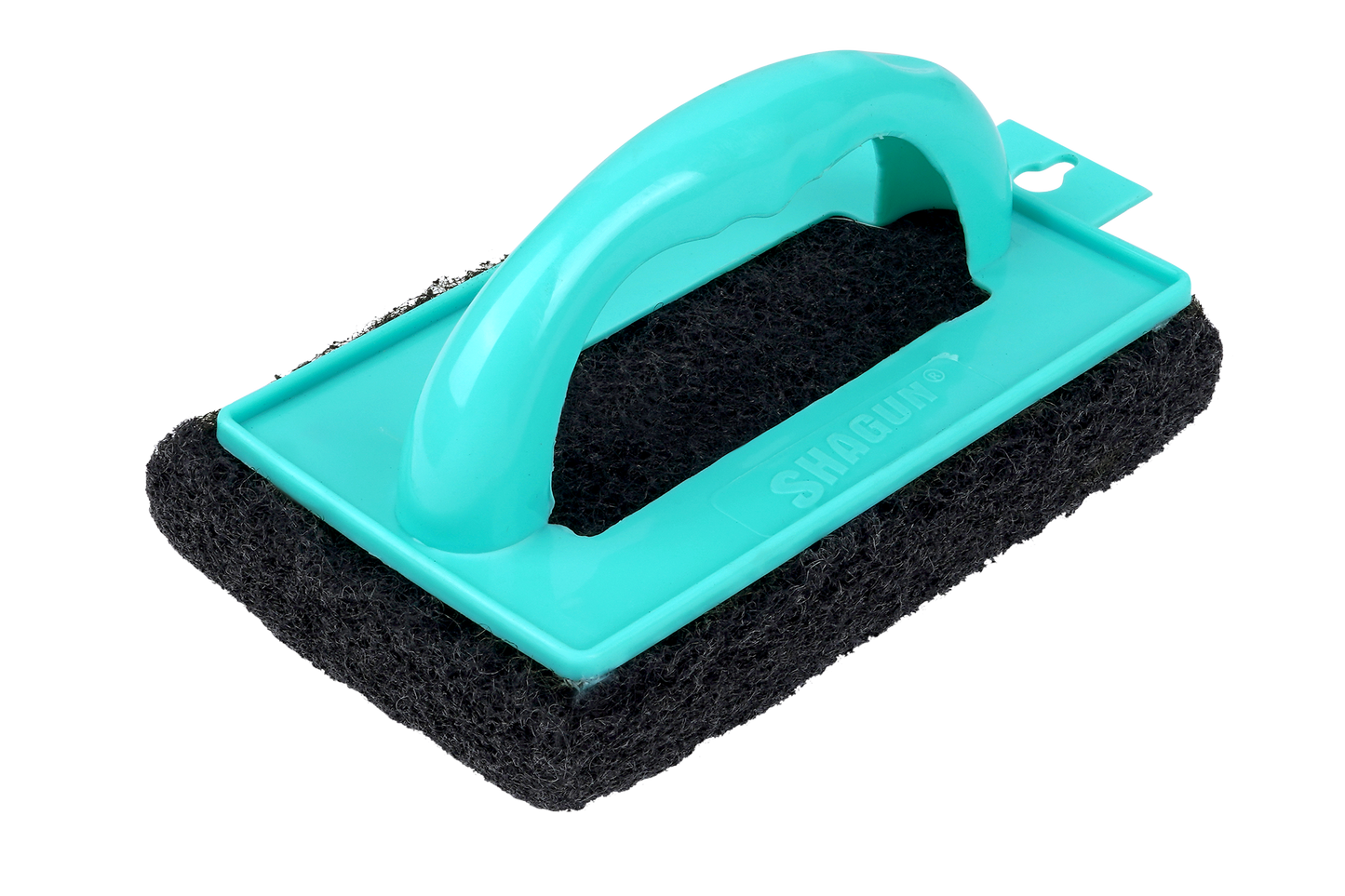 SHAGUN Heavy-Duty Handheld Scrubber for Kitchen, Bathroom, Tile, Sink & Floor Cleaning – Ergonomic Handle & Durable Scouring Pad
