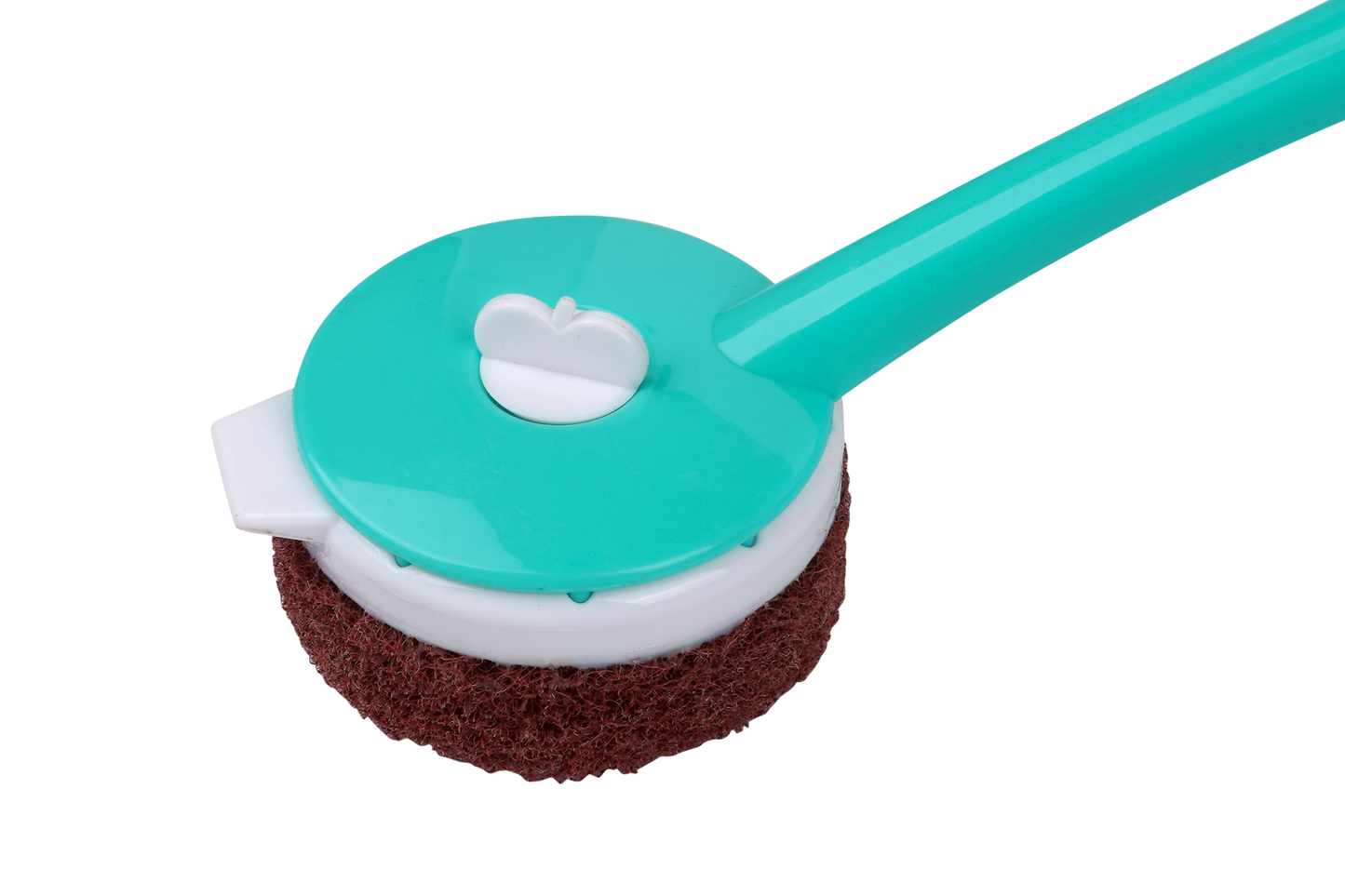 SHAGUN Long Handle Scrub Pad | Multipurpose Cleaning Brush with Nylon Scrubber | Bathroom, Kitchen & Floor Cleaner