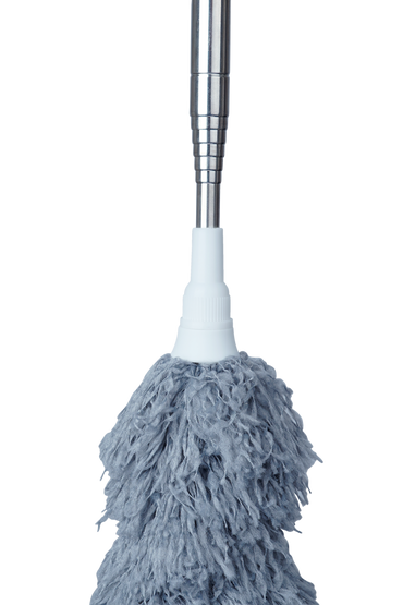 Shagun Round Ceiling & Wall Cleaning Brush with Long Steel Handle – Spider Web & Dust Remover