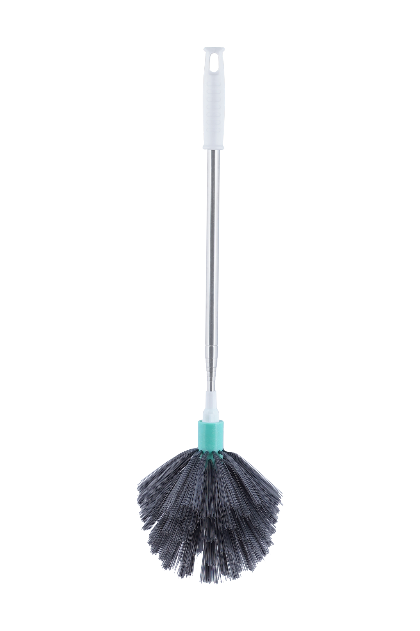 Shagun Round Ceiling & Wall Cleaning Brush with Long Steel Handle – Spider Web & Dust Remover