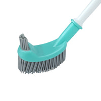 SHAGUN Silicone Toilet Brush with Long Handle | Flexible Bristles for Deep Cleaning | Bathroom & WC Cleaner