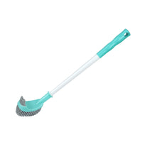 SHAGUN Silicone Toilet Brush with Long Handle | Flexible Bristles for Deep Cleaning | Bathroom & WC Cleaner