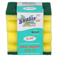 Shagun Nail Saver Scrub Sponge (2 in 1) – Heavy Duty Multi-Purpose Cleaning Pad (1 Pc)