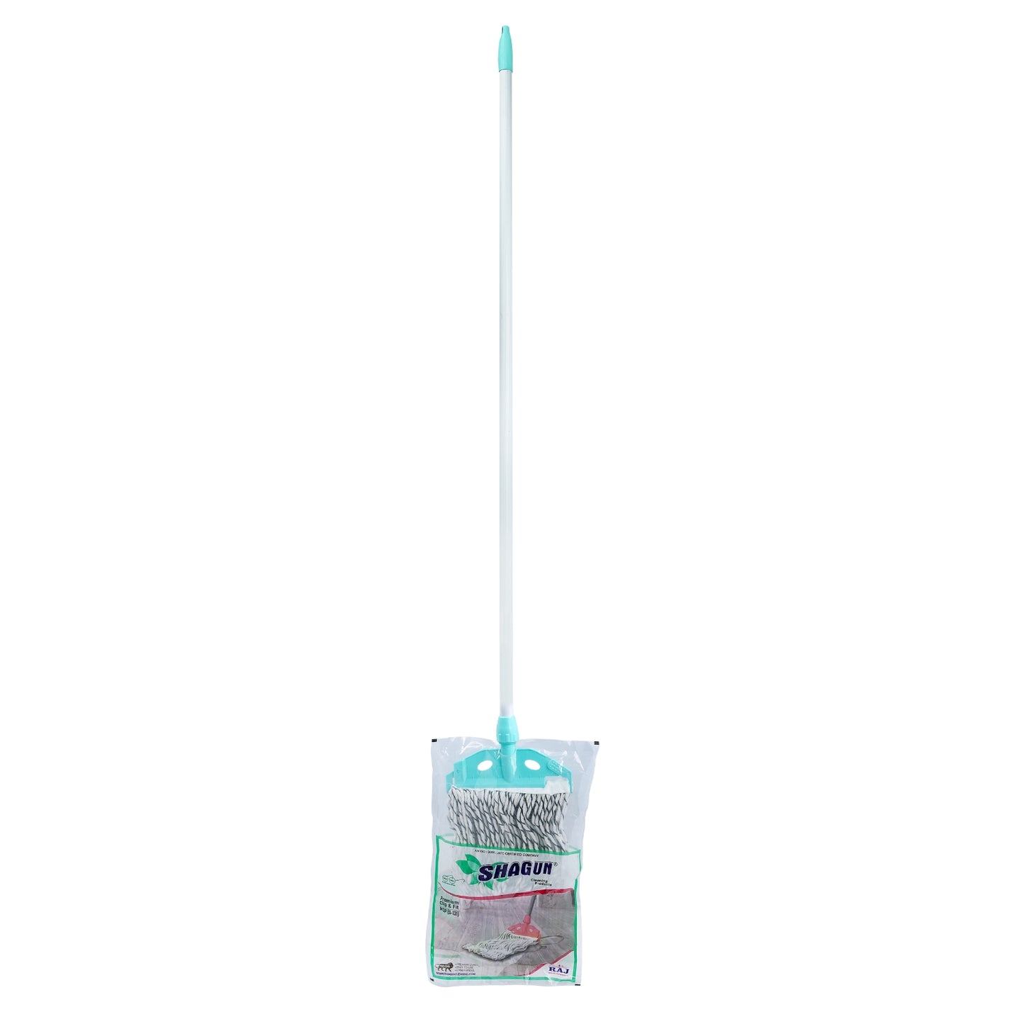 Shagun Cotton String Mop with Durable Handle for Wet & Dry Floor Cleaning – Aqua Blue