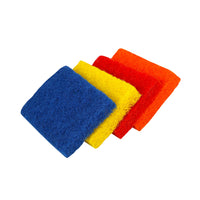 Shagun Color Scrub Pads - 4 Piece Set for Kitchen, Pots, Pans & Household Cleaning (S-8)
