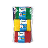 Shagun Dish Cloth Cleaning Pad – Zari 4 Pcs Set (S-10) | Multi-Color Scrubber for Kitchen & Utensils
