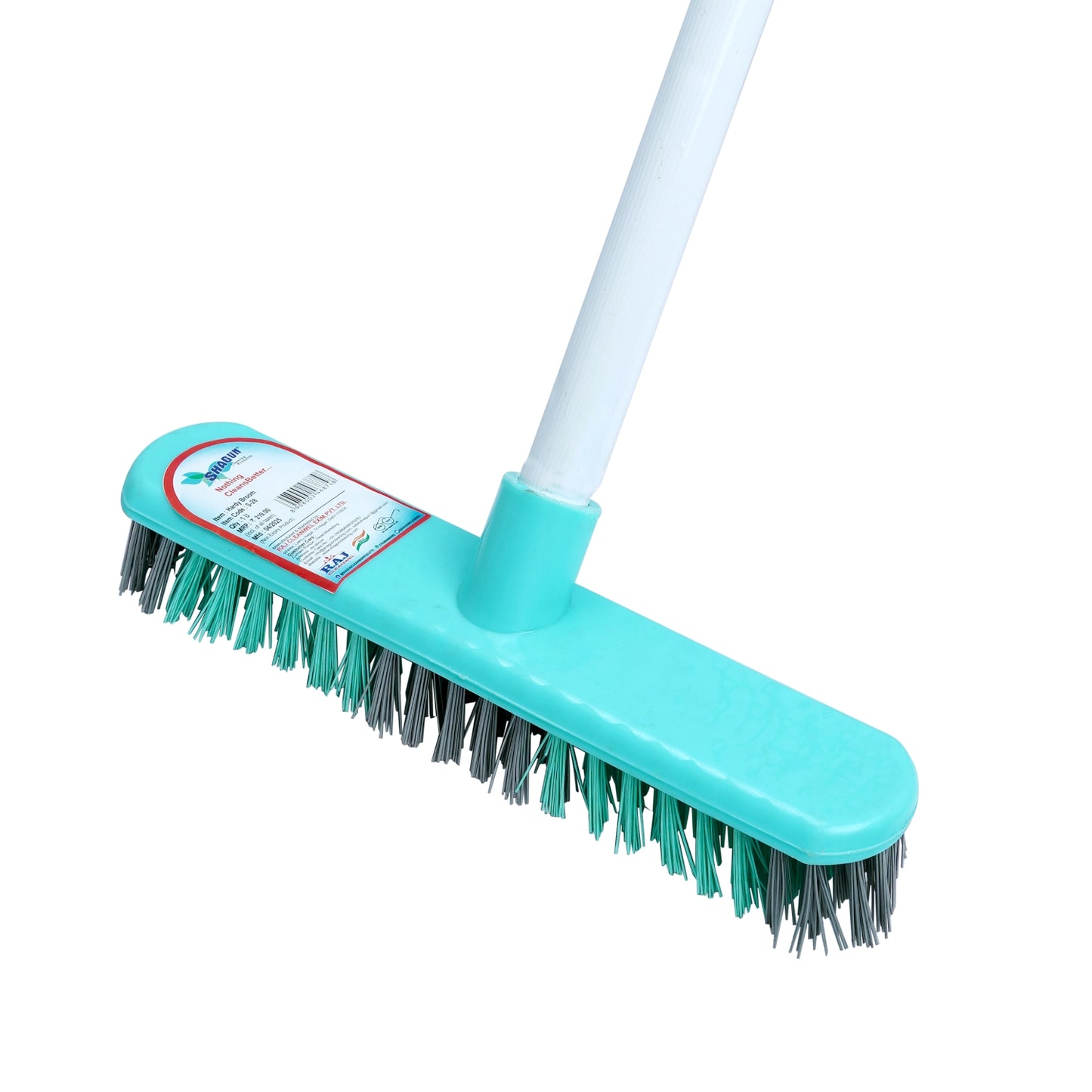 Shagun Hardy Small Broom with PP Bristles Durable & Lightweight Floor Brush
