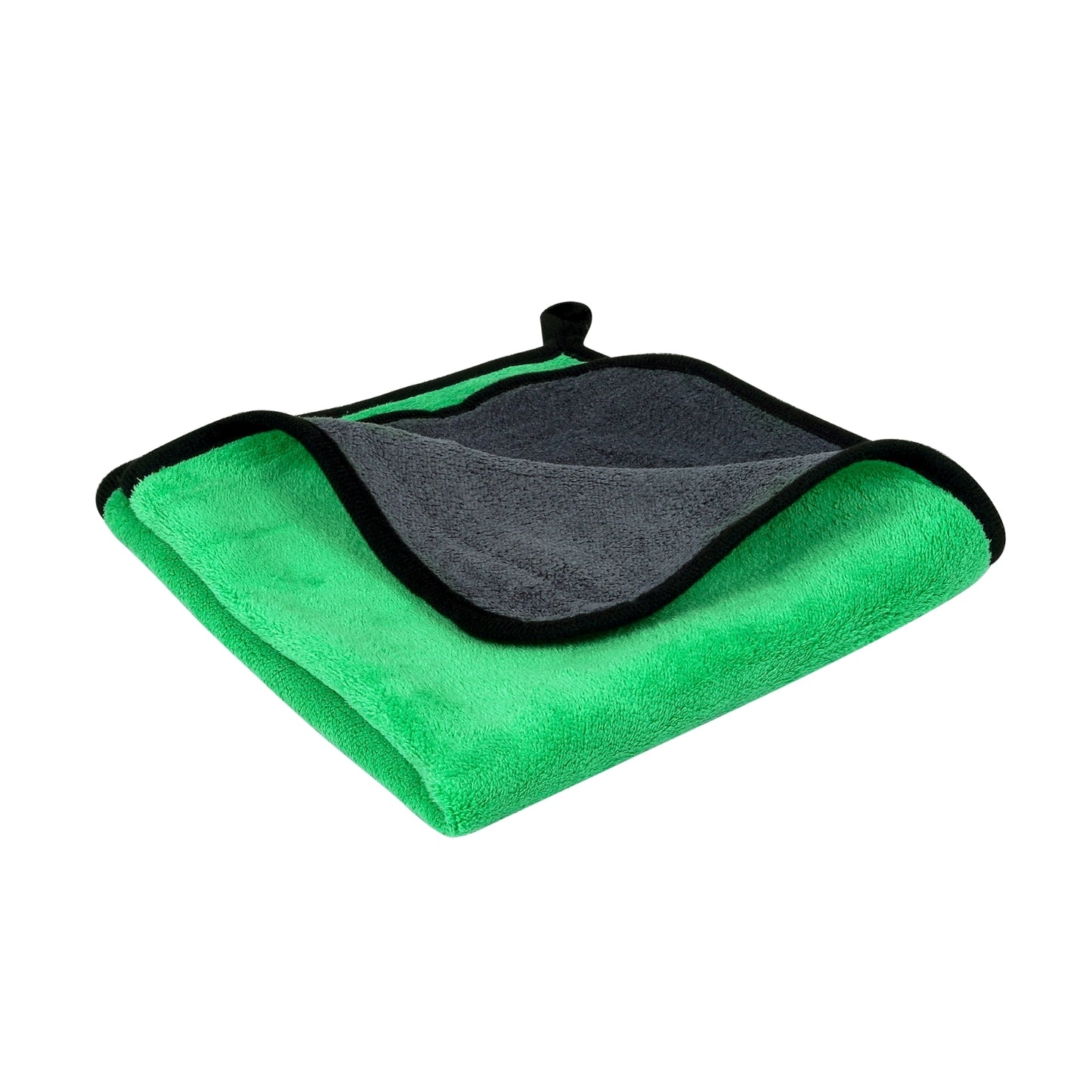 Shagun Dual-Sided Microfiber Cleaning Cloth – Green & Grey | Super Absorbent & Scratch-Free