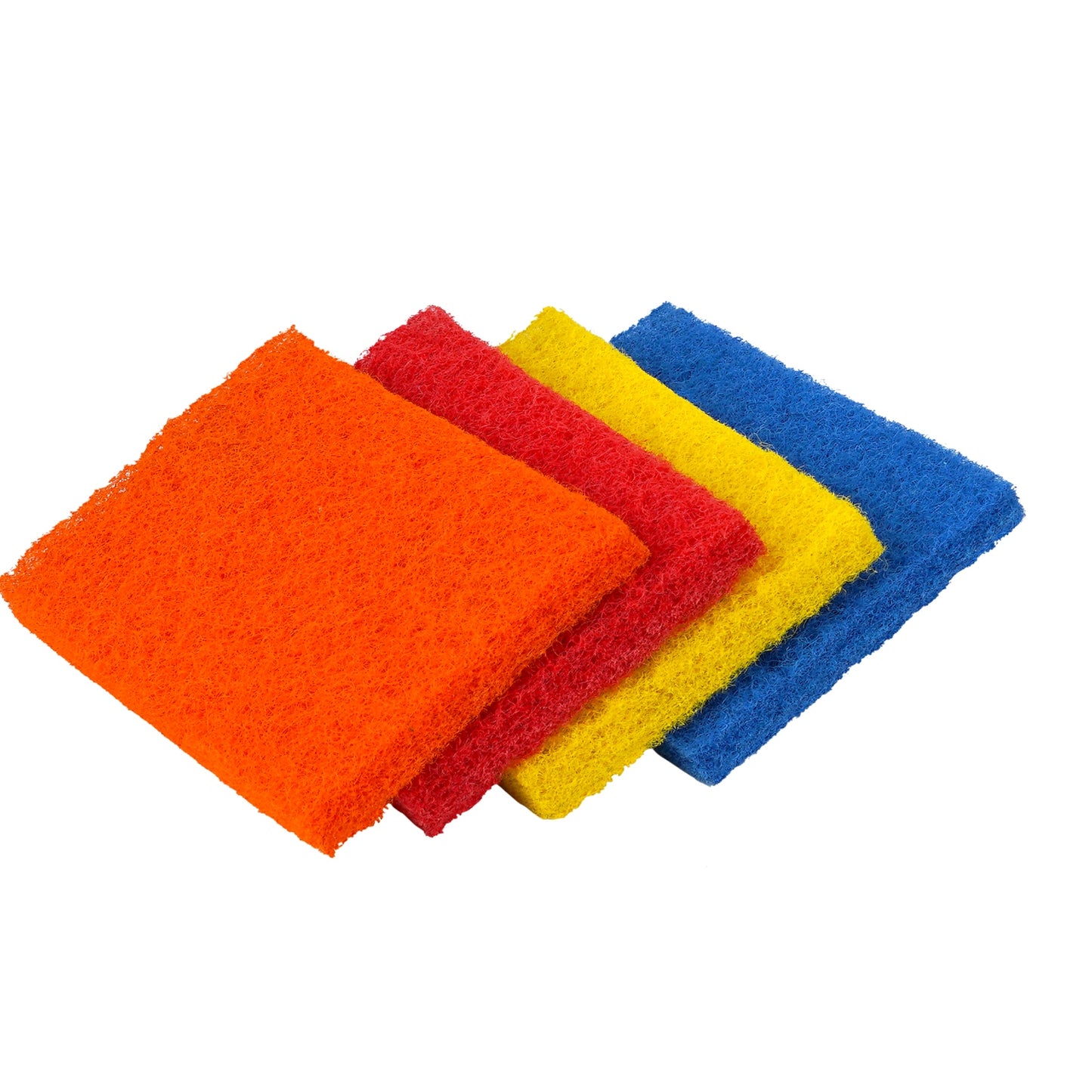 Shagun Color Scrub Pads - 4 Piece Set for Kitchen, Pots, Pans & Household Cleaning (S-14)