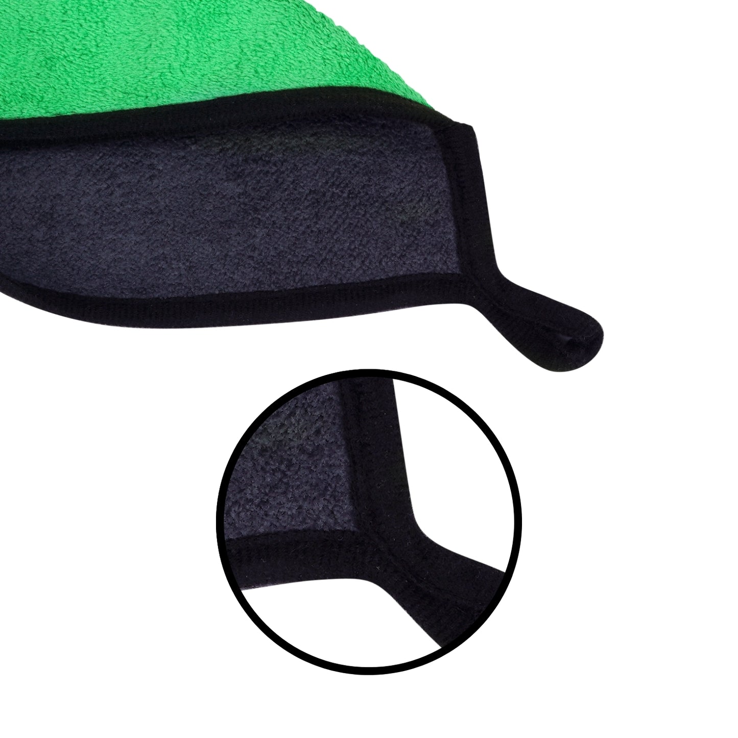 Shagun Dual-Sided Microfiber Cleaning Cloth – Green & Grey | Super Absorbent & Scratch-Free