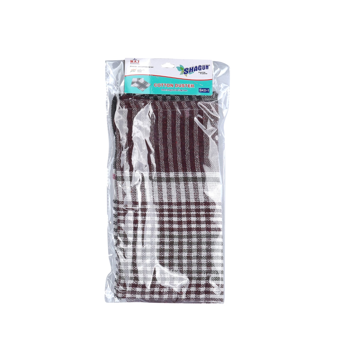 SHAGUN SKD-1 Cotton Checkered Dusting Cloth for Multi-Purpose Cleaning