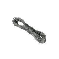 SHAGUN Clothesline Rope, 10 Metres, Heavy-Duty Iron with Nylon Coating, Hooks Included