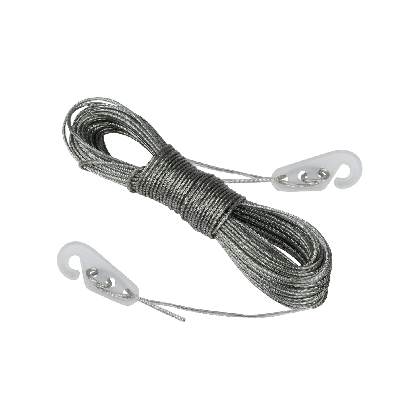 SHAGUN Heavy-Duty 20 Meter Nylon Clothesline Rope with Hooks – Durable & Strong for Indoor & Outdoor Drying