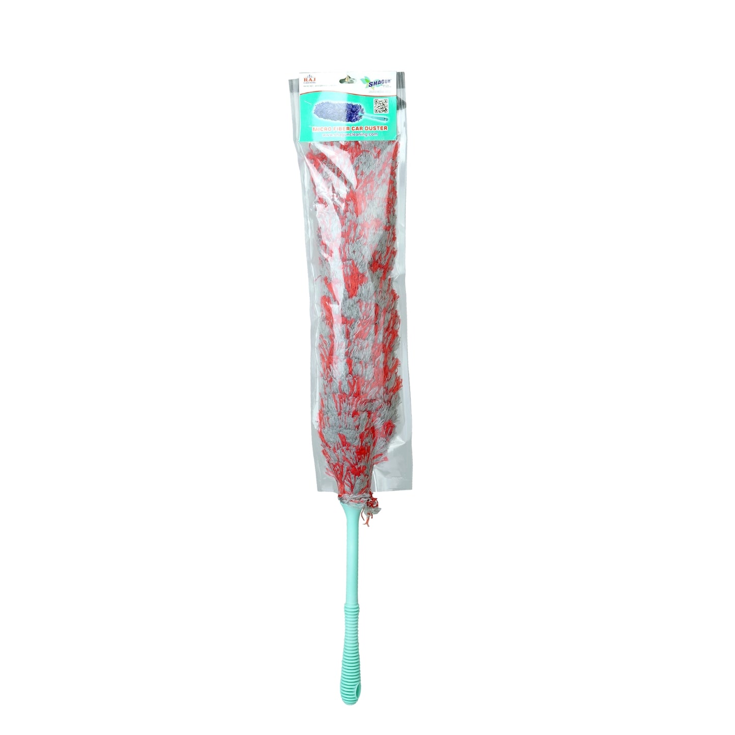 SHAGUN Microfiber Duster for Home Cleaning | Flexible Dust Remover with Soft Handle | Pack of 1