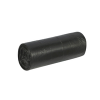 Shagun Medium Garbage Bags - 30 Bags Roll | Black Dustbin Liners with Tie String | Strong & Leakproof Trash Bags | Perforated for Easy Tear | Made in India