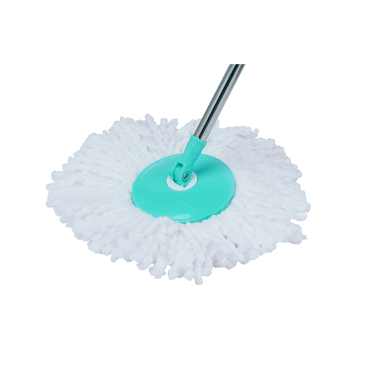 SHAGUN 360° Spin Plastic Mop with Stainless Steel Best for House Cleaning (Blue)