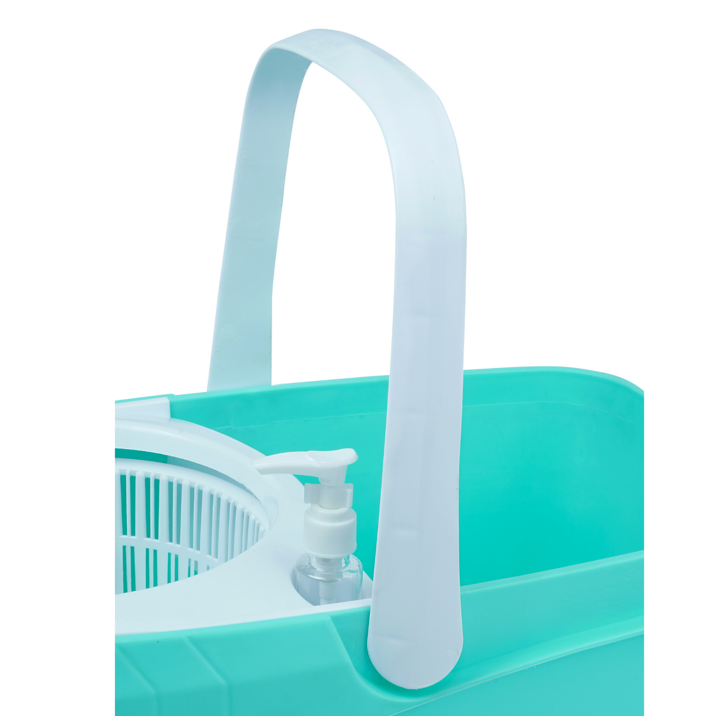 SHAGUN 360° Spin Plastic Mop with Stainless Steel Best for House Cleaning (Blue)