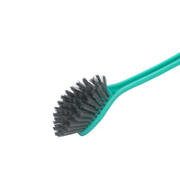 SHAGUN Curved Toilet Cleaning Brush | Long Handle, Stiff Bristles, Deep Cleaning