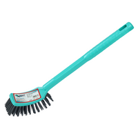 SHAGUN Heavy-Duty Dishwashing & Scrubbing Brush with Long Handle – Multipurpose Kitchen & Bathroom Cleaner