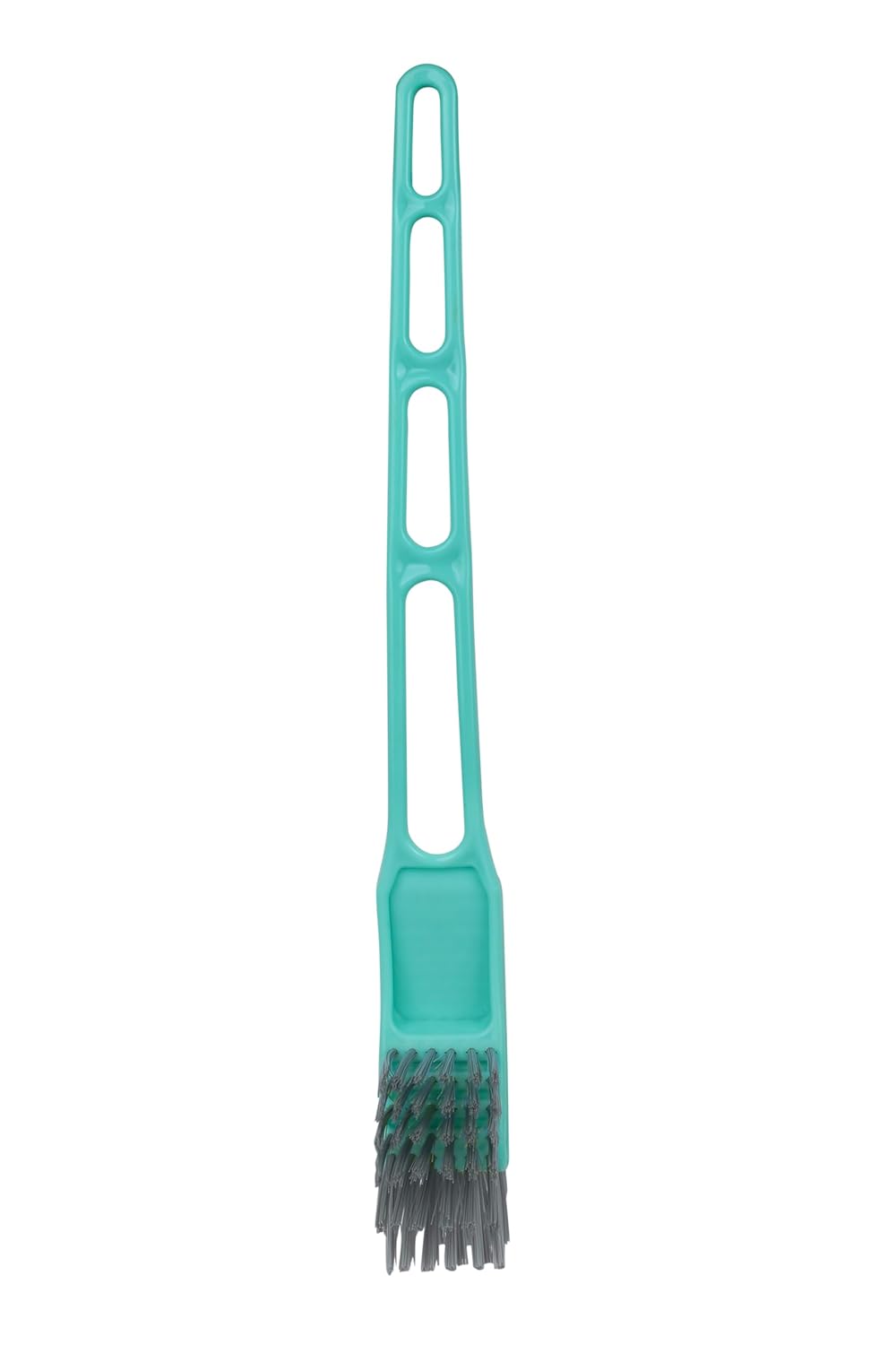 SHAGUN Double-Action Toilet Brush, 360-Degree Deep Cleaning, Long Handle with Durable Bristles, Turquoise