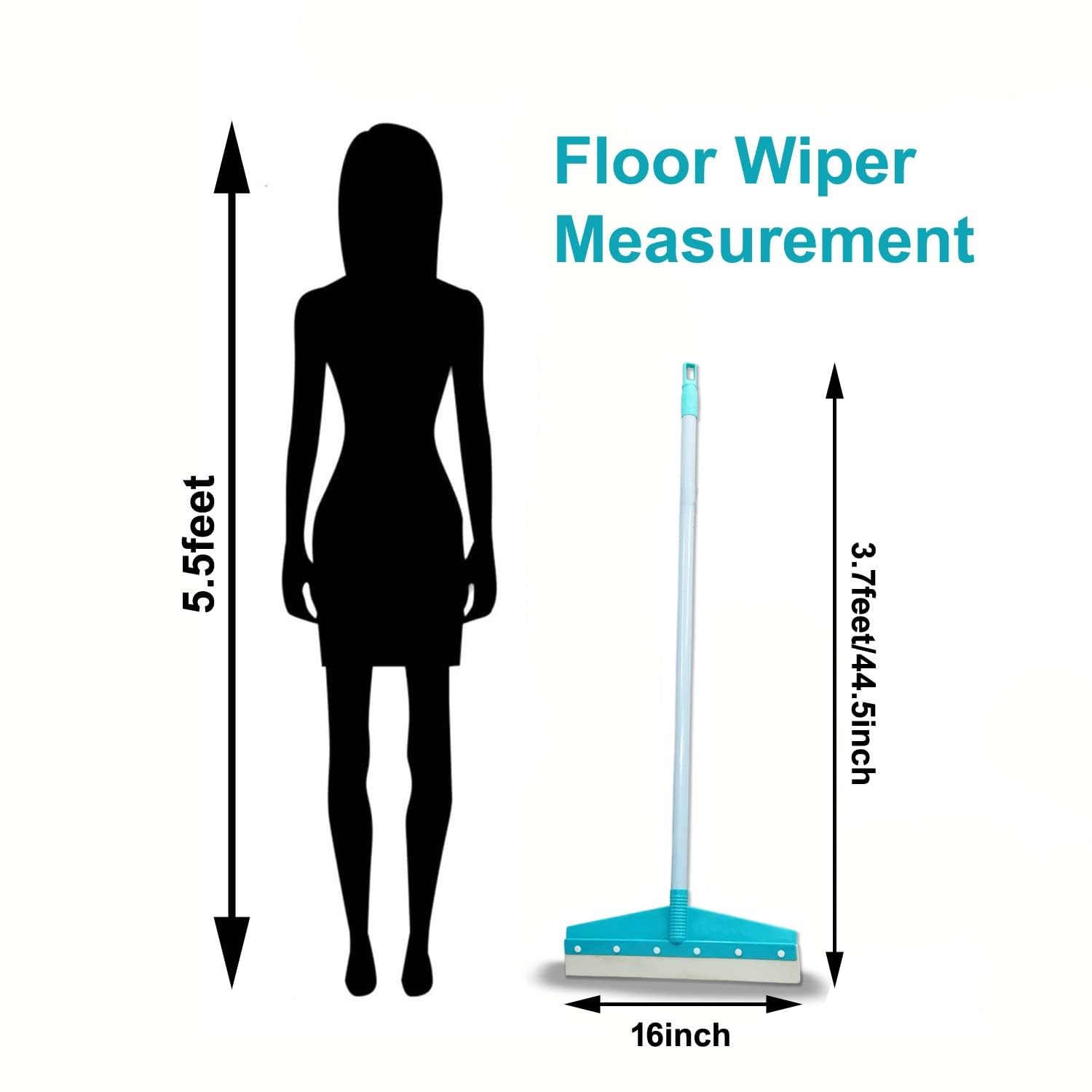 SHAGUN EVA Rubber Floor Wiper 40" | Heavy-Duty Water Squeegee for Wet Floors | Streak-Free Cleaning for Tiles, Glass & Bathrooms