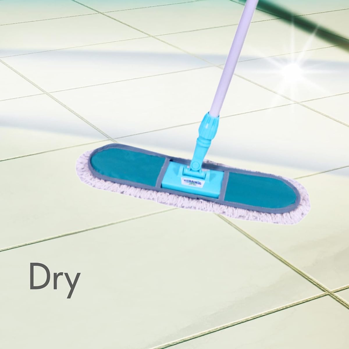 SHAGUN Microfiber Dust Mop – 360° Rotating Floor Cleaning Mop with Extendable Handle for Home, Office & Commercial Use