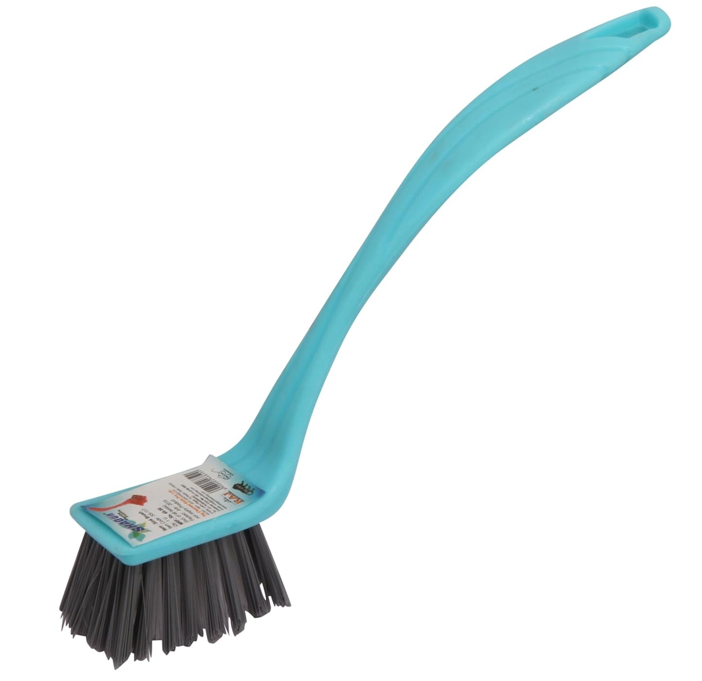 SHAGUN Heavy-Duty Scrub Brush with Long Handle | Stiff Bristles, Multipurpose Cleaning