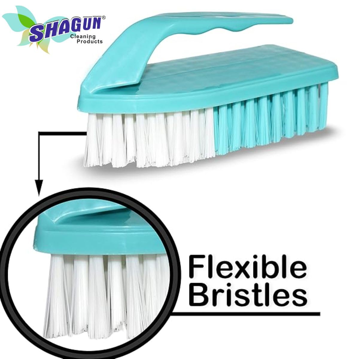 SHAGUN Cloth Washing Brush with PP Bristels Multipurpose Use